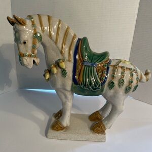 Hand-painted Ceramic Horse